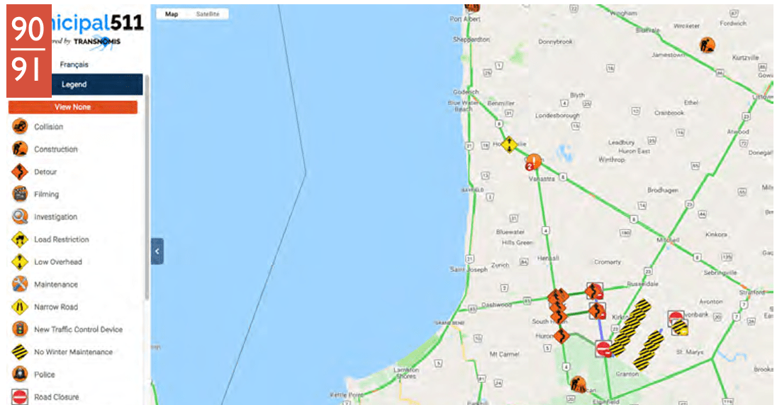 M511 Perth County Emergency Traffic